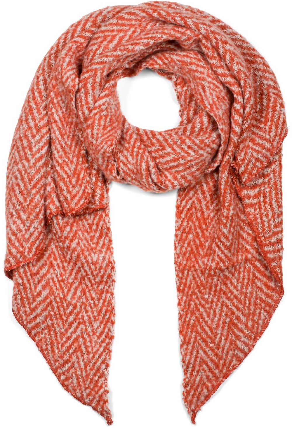 Stylebreaker Asymmetrischer Zacken Muster Web Schal Weihnachtsangebot
