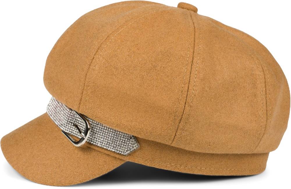 Stylebreaker Bakerboy Schiebermütze mit Strassbesatz Räumungsverkauf
