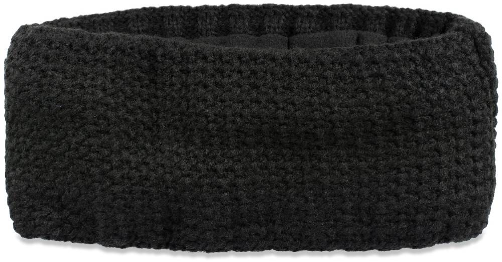 Stylebreaker Einfarbiges Stirnband in feiner Häkel Optik