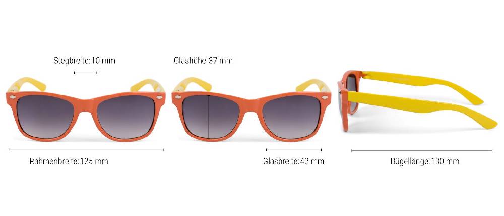 Stylebreaker Kinder Sonnenbrille Nerd Style Letzte 3 Tage
