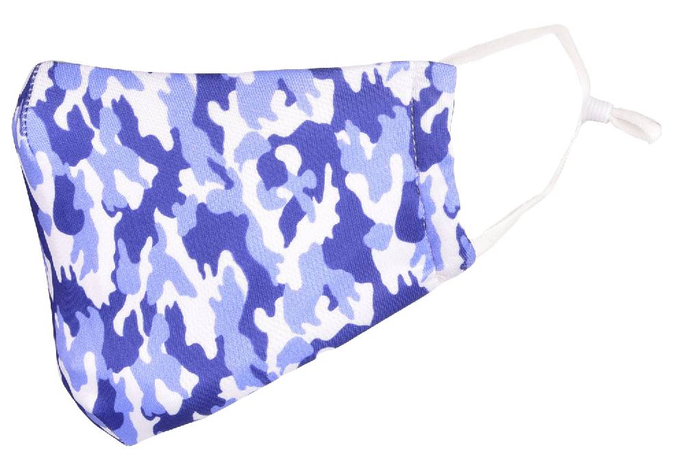 Stylebreaker Stoffmaske mit Camouflage Flecktarn Muster