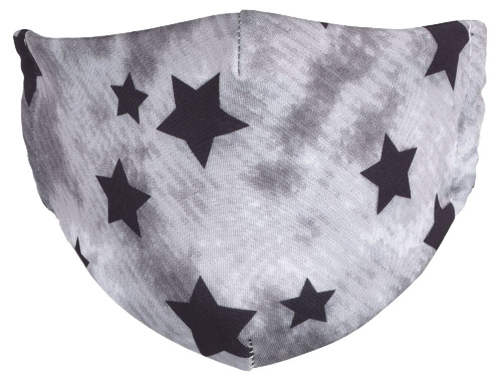 Stylebreaker Stoffmaske mit Vintage Sterne Muster Bis zu 65% Rabatt