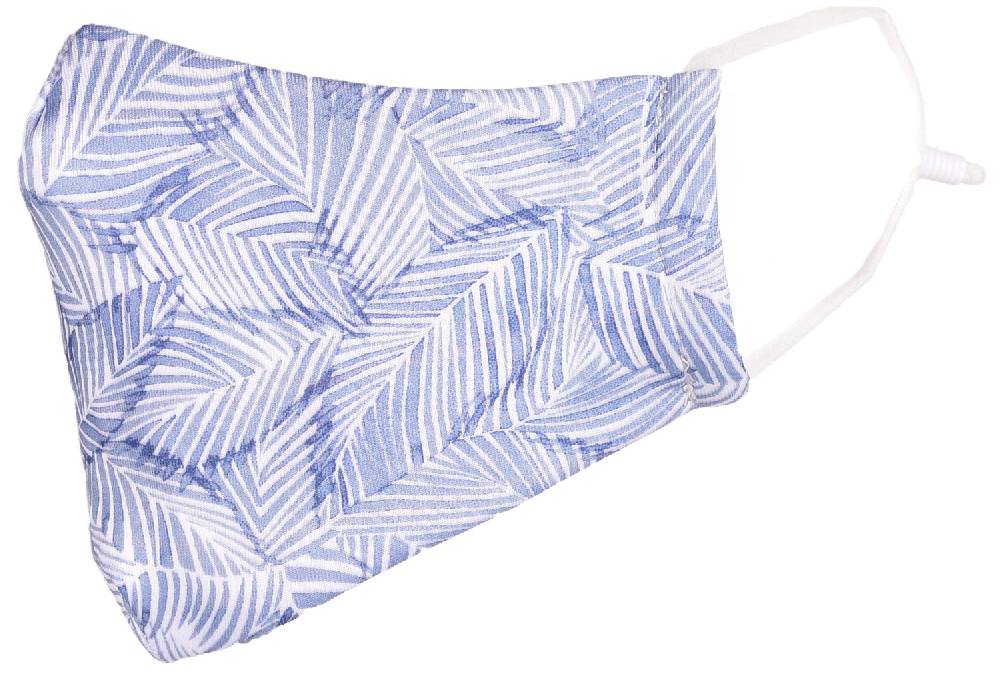 Stylebreaker Stoffmaske mit Blätter Muster Print Nur für heute