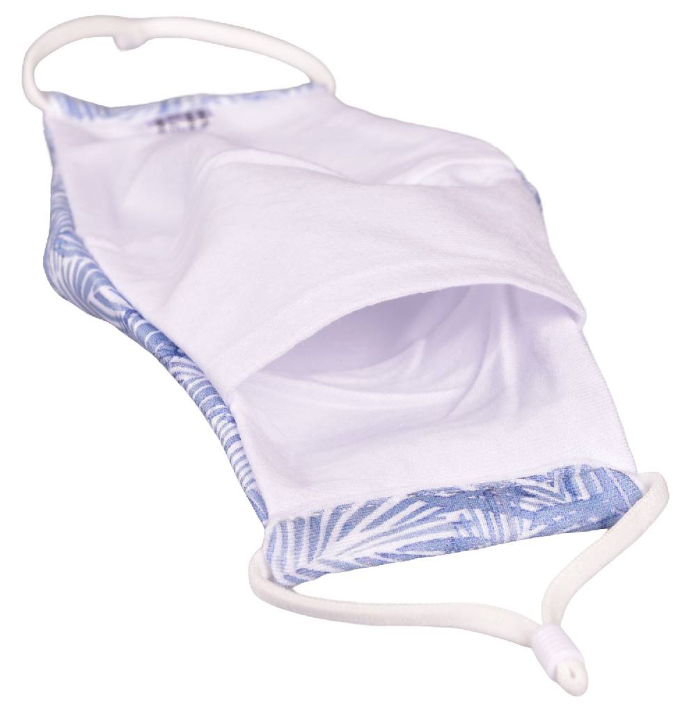 Stylebreaker Stoffmaske mit Blätter Muster Print Nur für heute