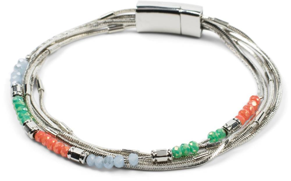 Stylebreaker Armband mit feinen Ketten und Perlen Fabrikladen