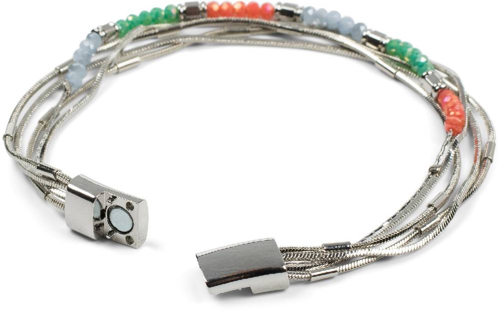 Stylebreaker Armband mit feinen Ketten und Perlen Fabrikladen