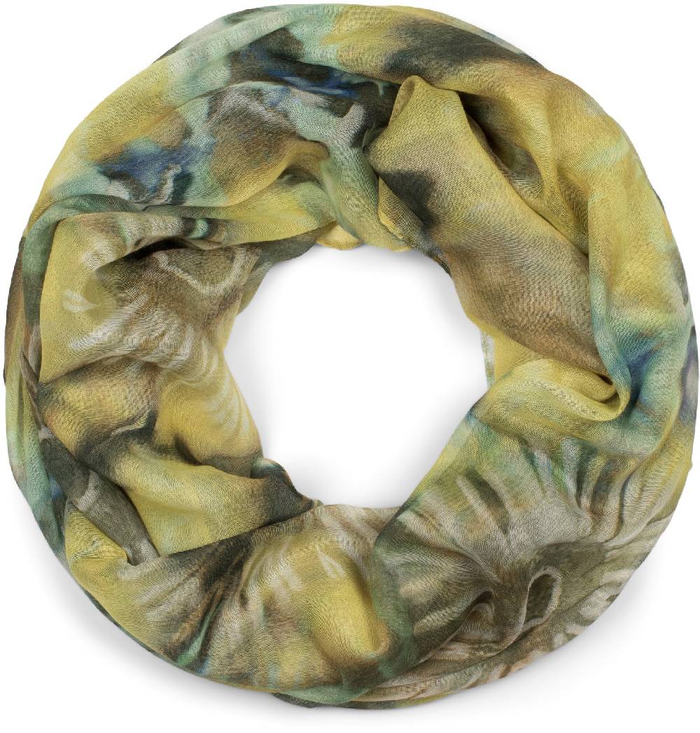 Stylebreaker Loop Schal Aquarell Batik Blüten