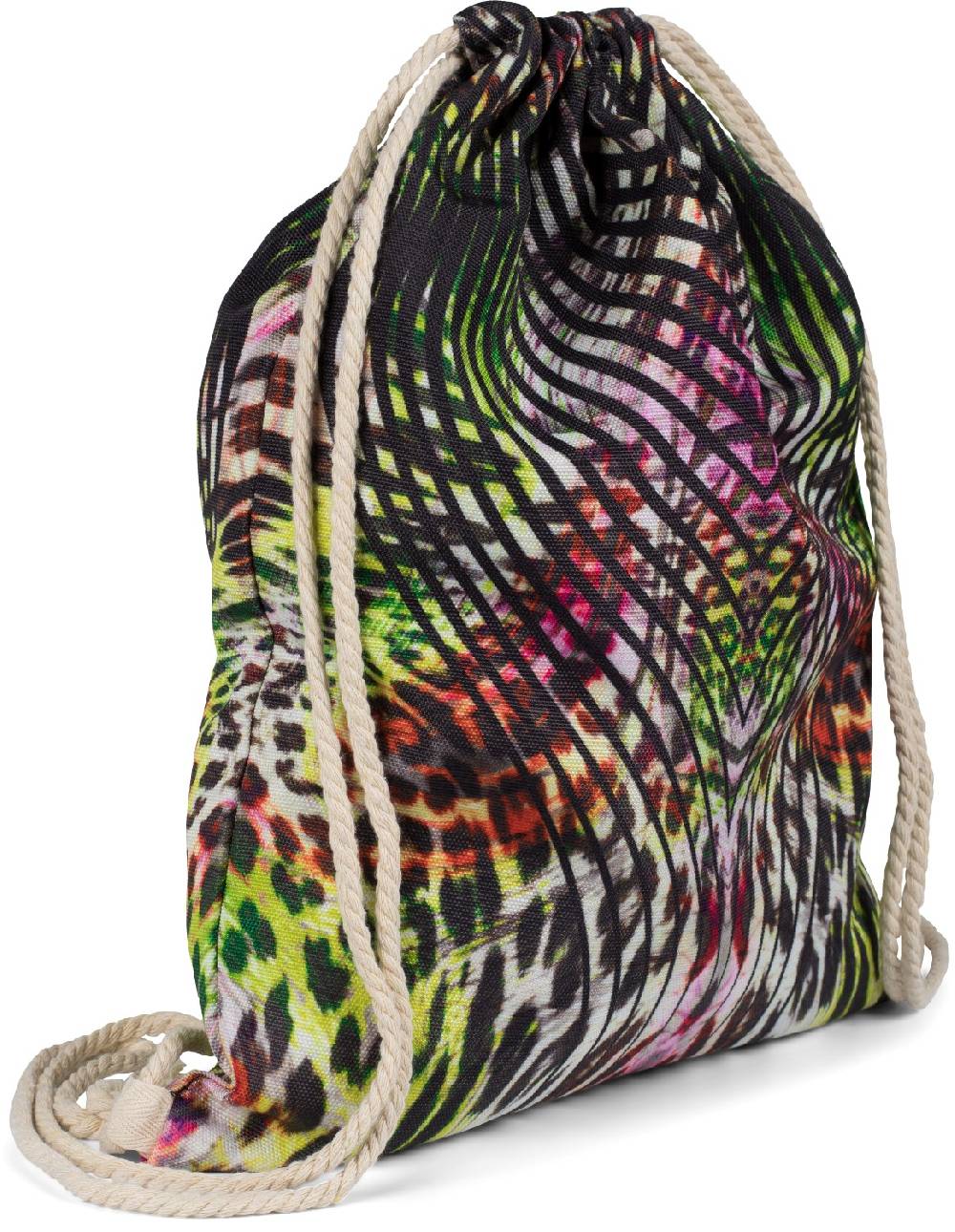 Stylebreaker Turnbeutel Dschungel Print Günstig kaufen