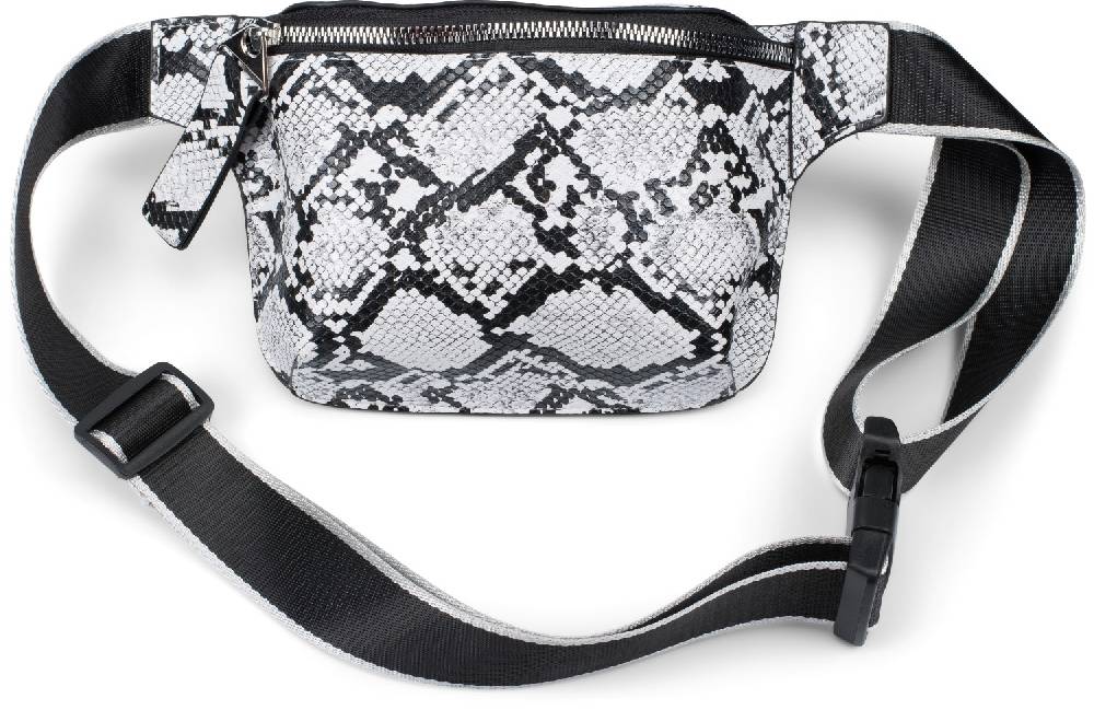 Stylebreaker Bauchtasche mit Schlangen Muster, Gürteltasche