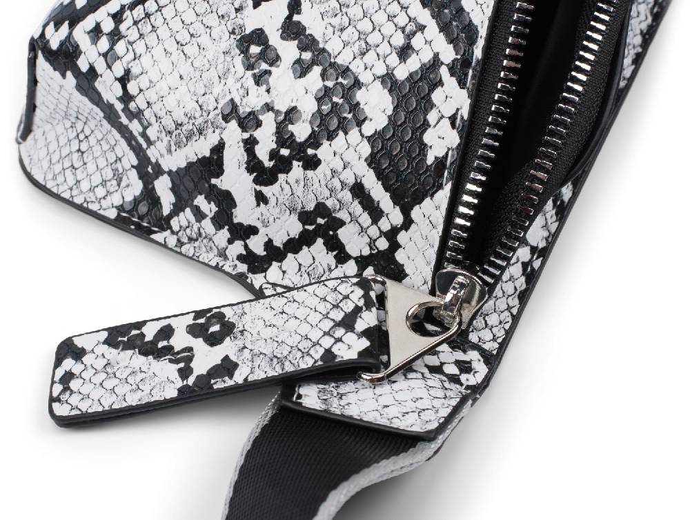 Stylebreaker Bauchtasche mit Schlangen Muster, Gürteltasche Großer Ausverkauf