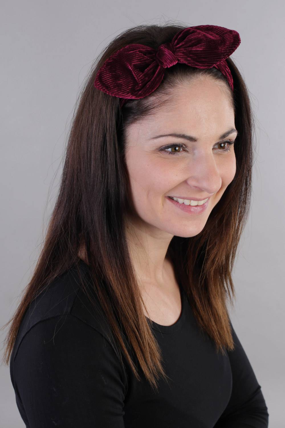 Stylebreaker Cord Haarband mit Schleife Exklusivangebot