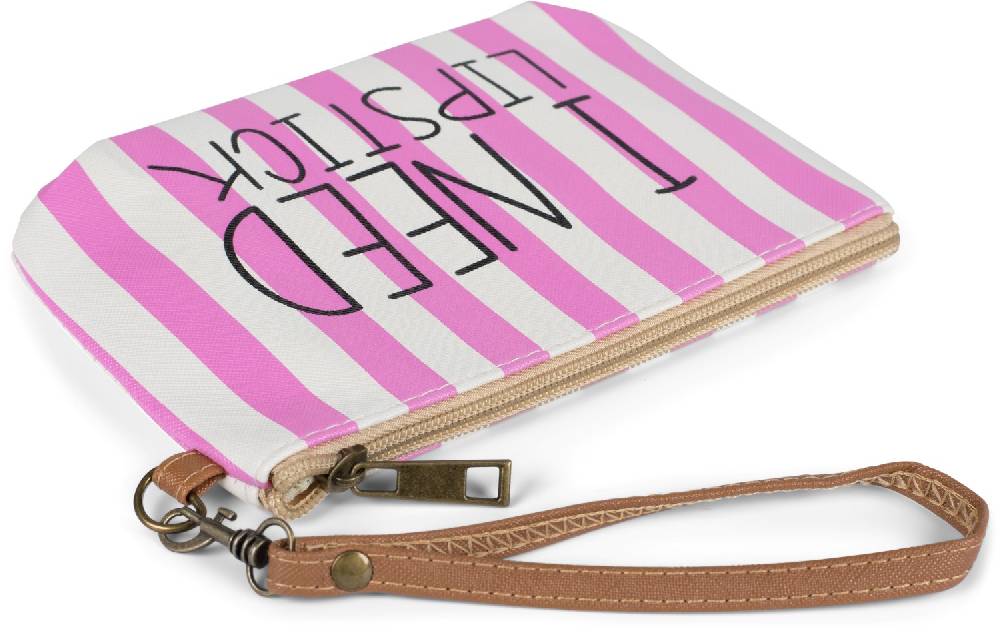 Stylebreaker Gestreifte Beautybag I NEED LIPSTICK Muttertagsangebot