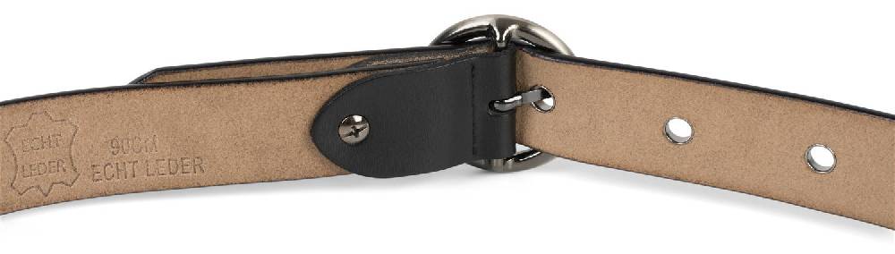 Stylebreaker Leder Gürtel mit Lochnieten Vatertagsangebot