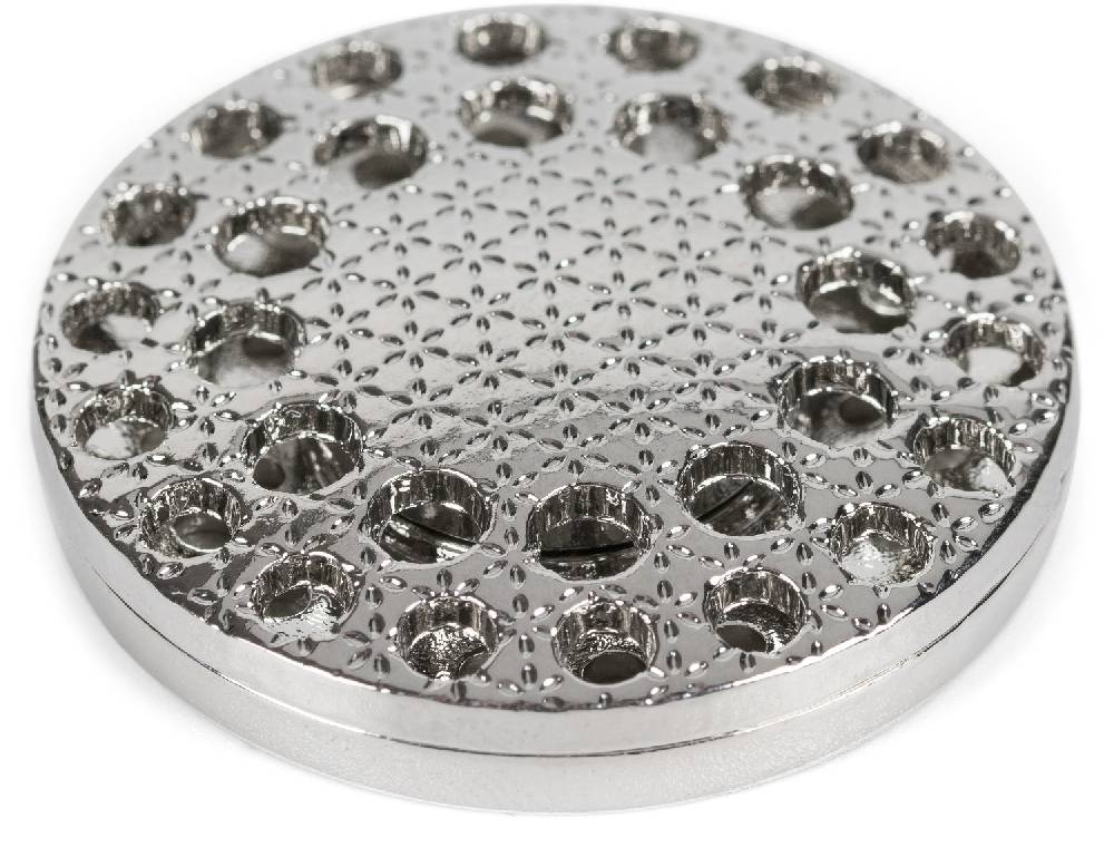 Stylebreaker Runde Magnet Brosche mit Schlangen Muster Lagerräumung