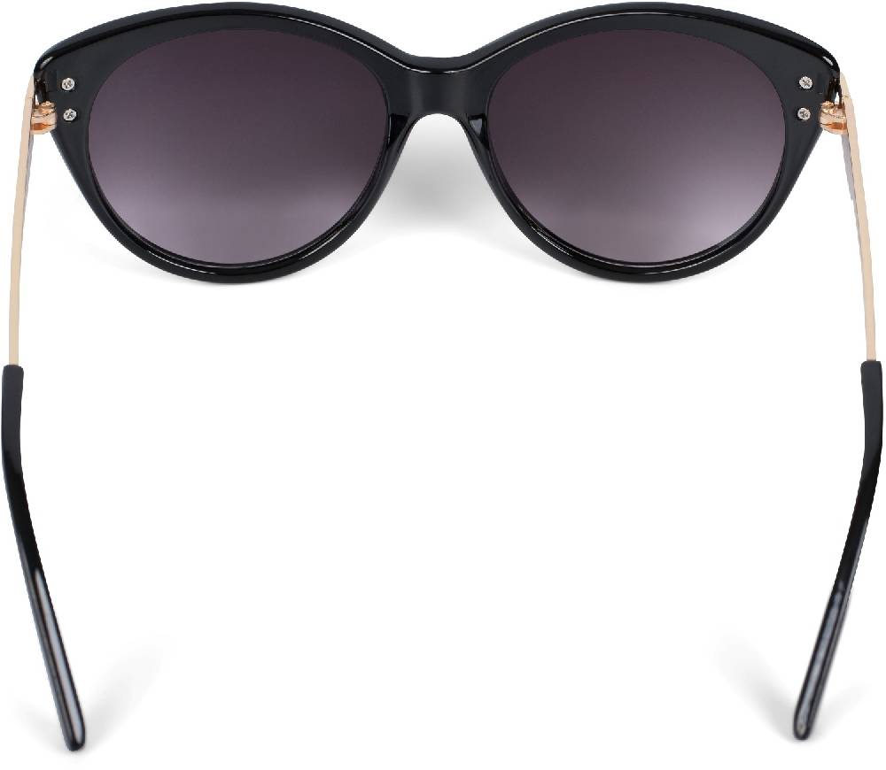 Stylebreaker Cat-Eye Schmetterling Sonnenbrille mit Metallbügel Neueste Mode