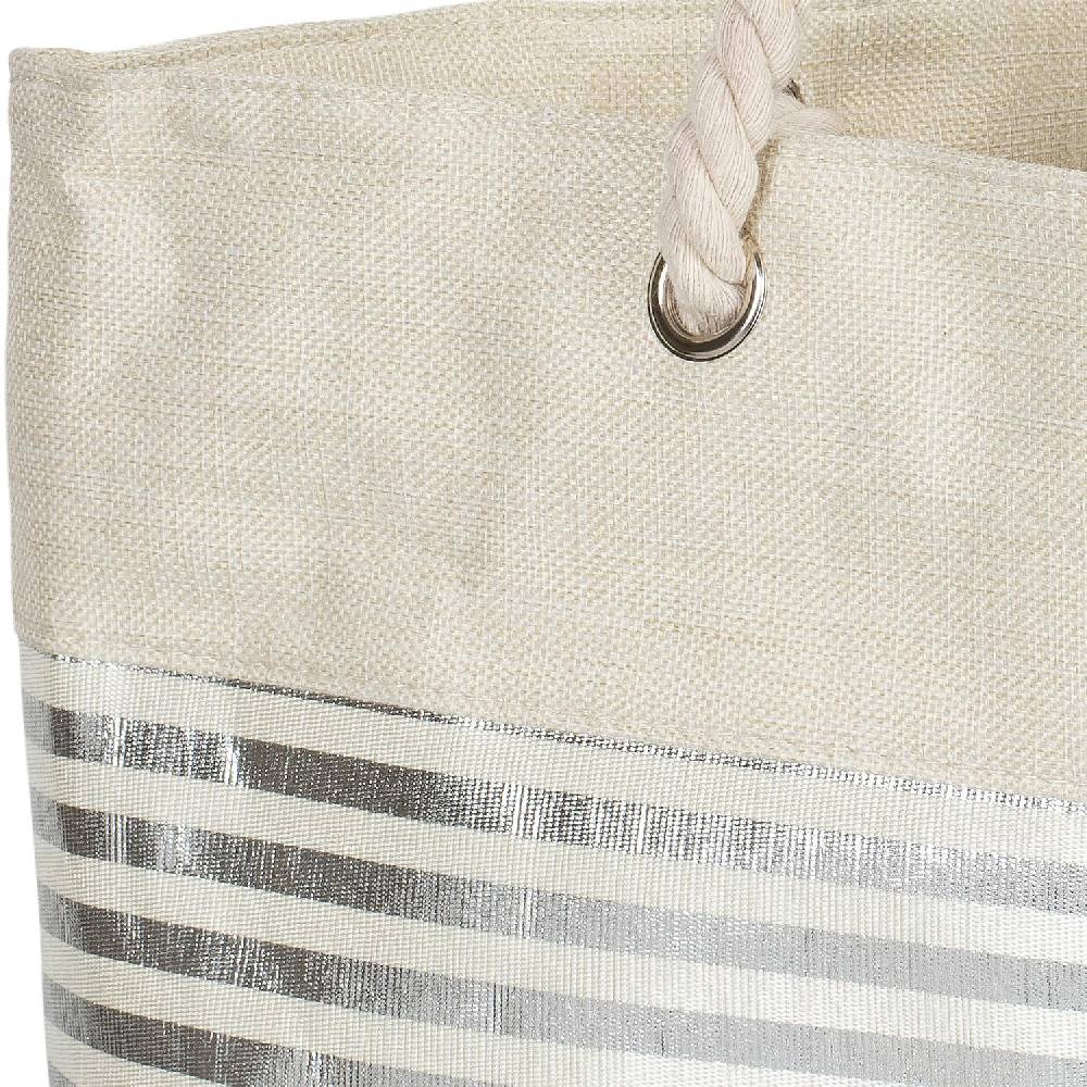 Stylebreaker Strandtasche mit metallic Streifen Exklusive Angebote