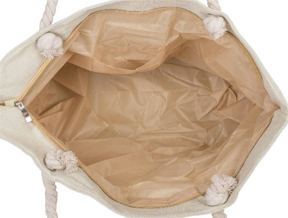 Stylebreaker Strandtasche mit metallic Streifen Exklusive Angebote