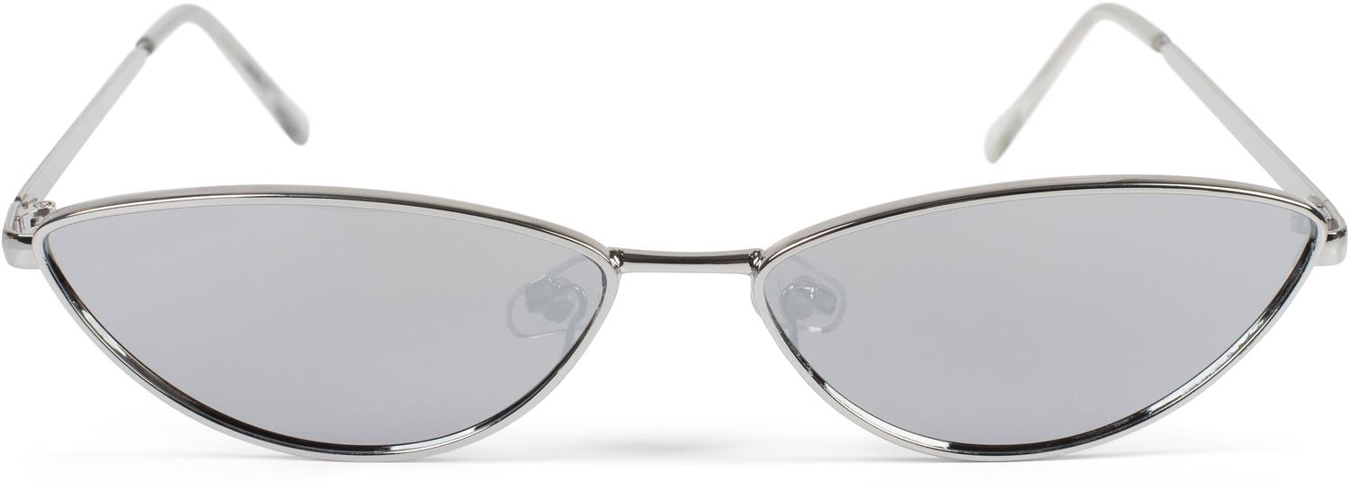 Stylebreaker Schmale Cateye Sonnenbrille mit Metallrahmen Blitzangebot