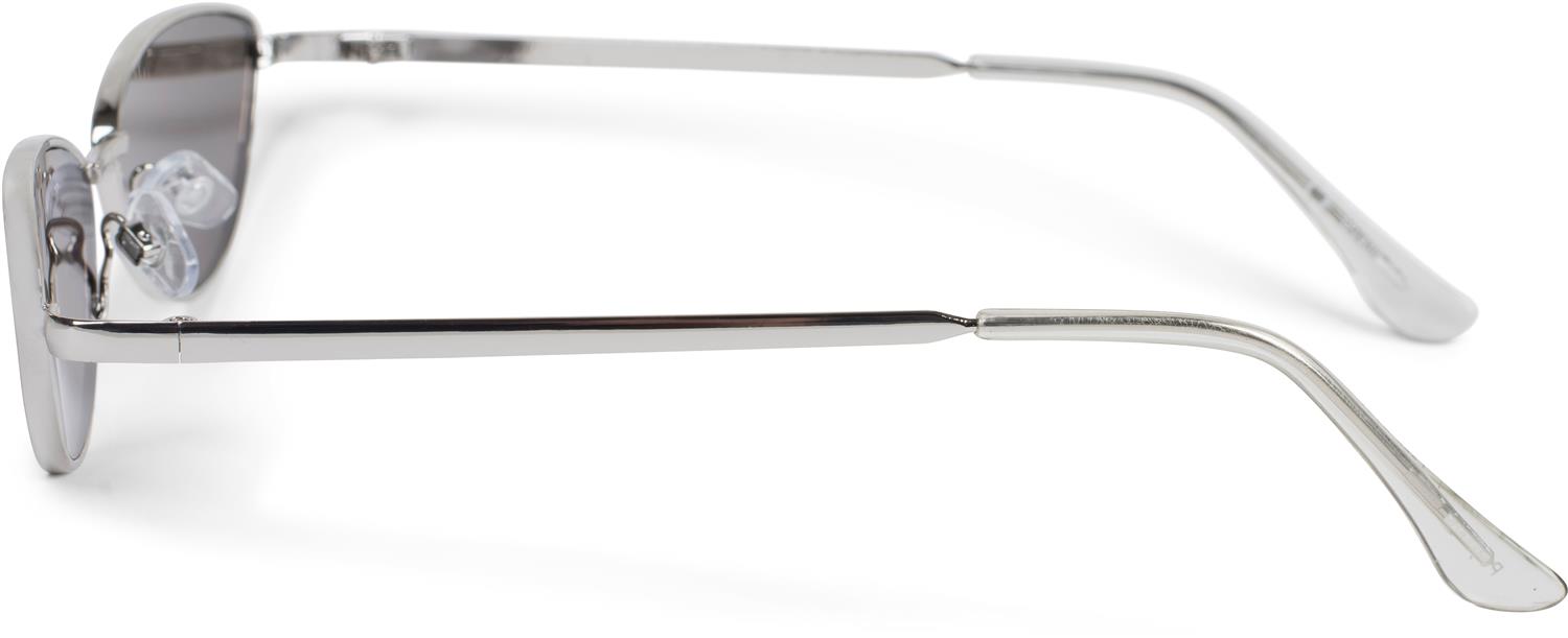Stylebreaker Schmale Cateye Sonnenbrille mit Metallrahmen Blitzangebot
