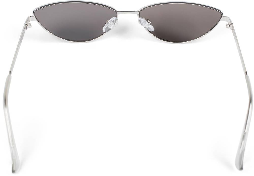 Stylebreaker Schmale Cateye Sonnenbrille mit Metallrahmen Blitzangebot
