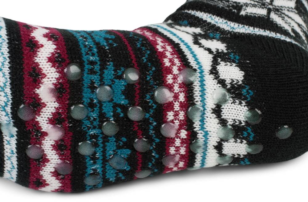 Stylebreaker ABS Kuschelsocken mit Norweger Muster Mix Sonderangebote