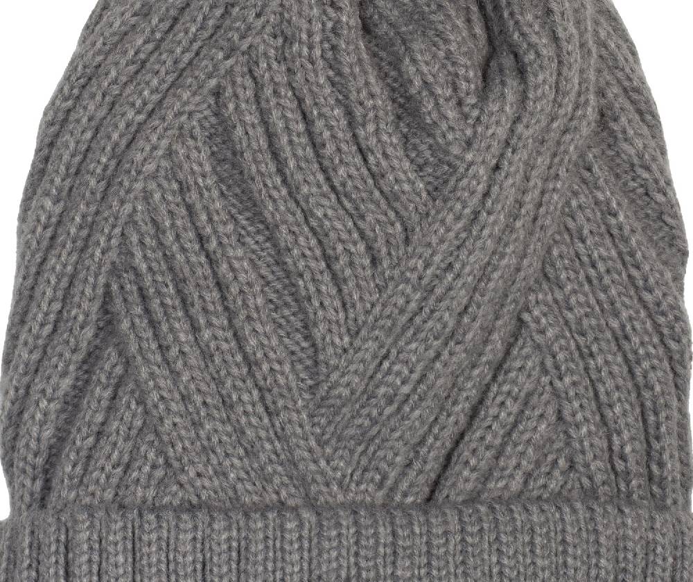 Stylebreaker Bommelmütze mit Rippenstrick Muster Wochenangebot