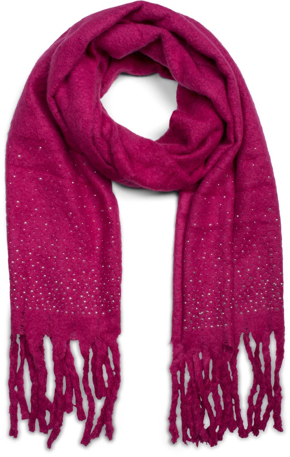 Stylebreaker Weicher Schal mit Strass und Fransen Letzte 3 Tage