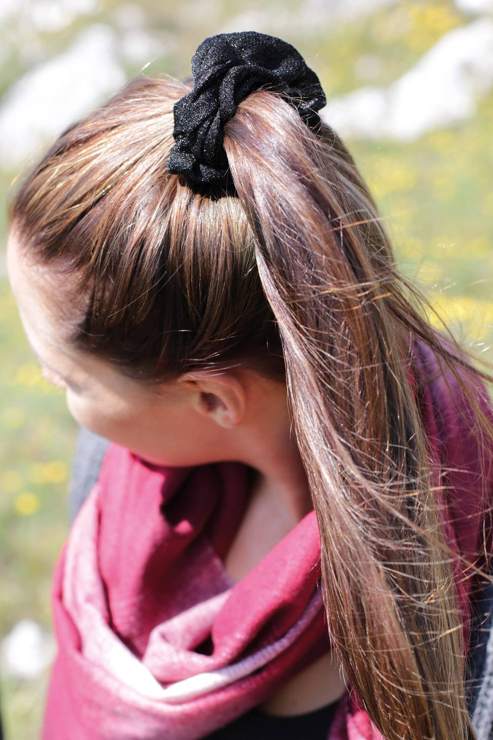 Stylebreaker Glitzer Scrunchie Haargummi Bis zu 65% Rabatt