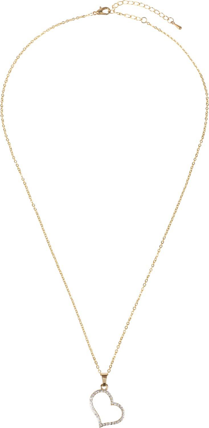 Stylebreaker Schmuck Set Halskette und Ohrringe mit Herz Vierteljährliche Förderung