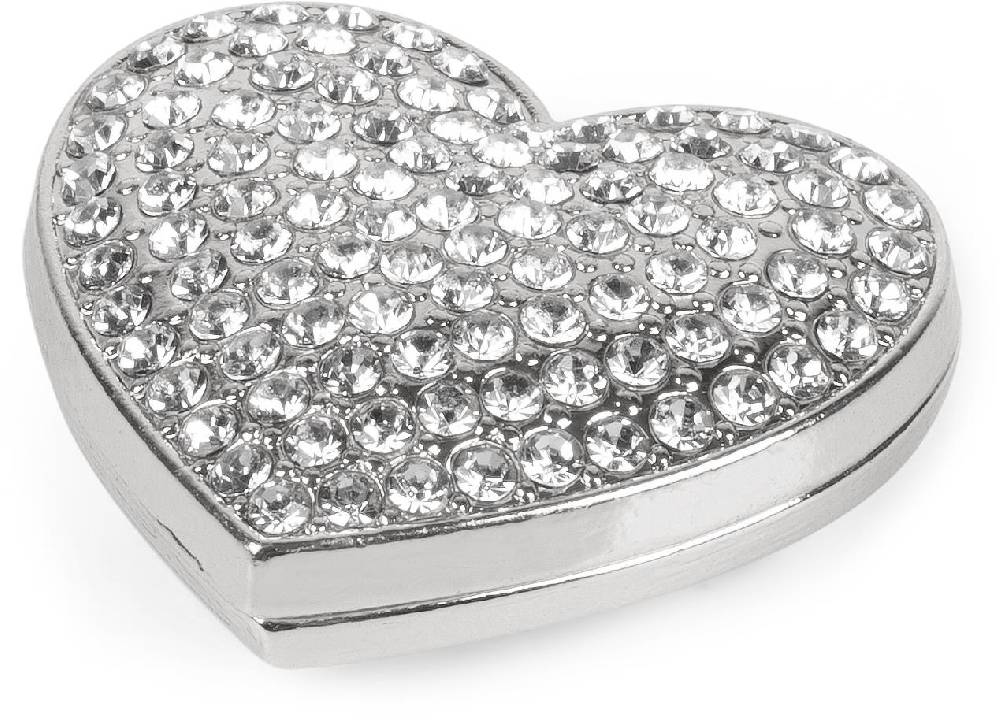 Stylebreaker Herz Magnet Brosche mit Strass Begrenzt auf 3 Tage