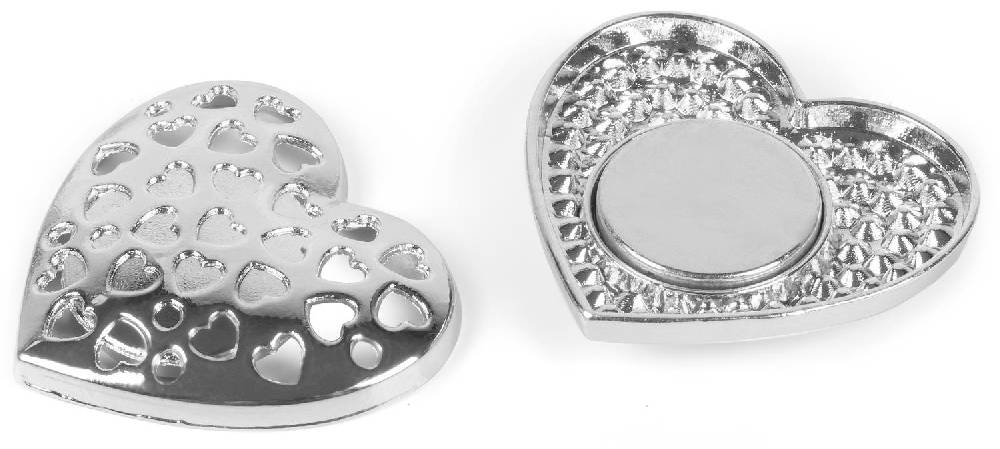 Stylebreaker Herz Magnet Brosche mit Strass Begrenzt auf 3 Tage