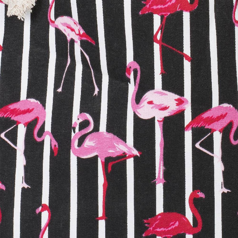 Stylebreaker Strandtasche mit Streifen und Flamingos Rabatte dieses Monats