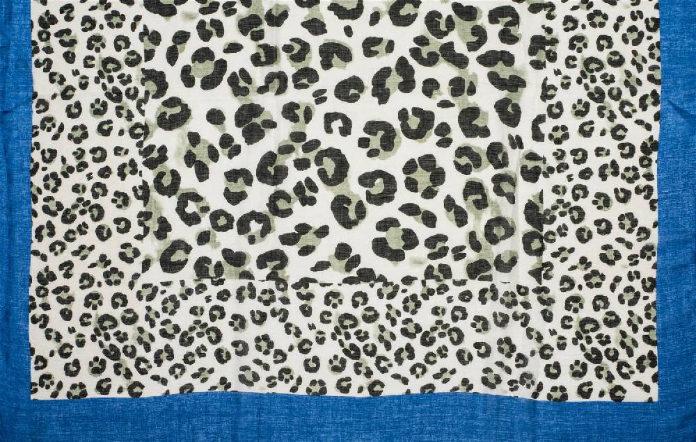 Stylebreaker Schal mit Leoparden Print und farbigem Streifen Meist gekauft