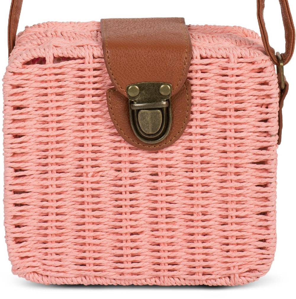 Stylebreaker Papierstroh Umhängetasche Bohemian Style Begrenztes Angebot