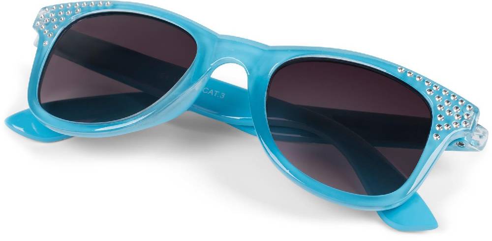 Stylebreaker Mädchen Nerd Sonnenbrille mit Strass Blitzangebot