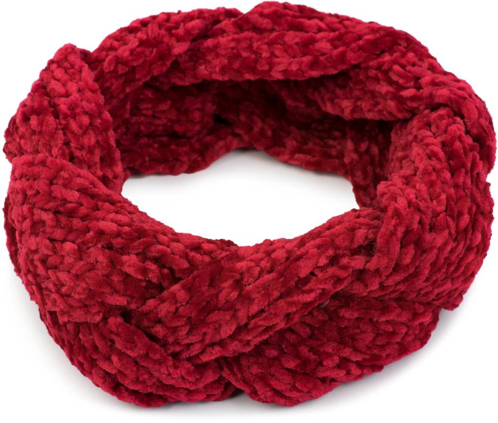 Stylebreaker Geflochtenes Strick Stirnband Chenille Optik