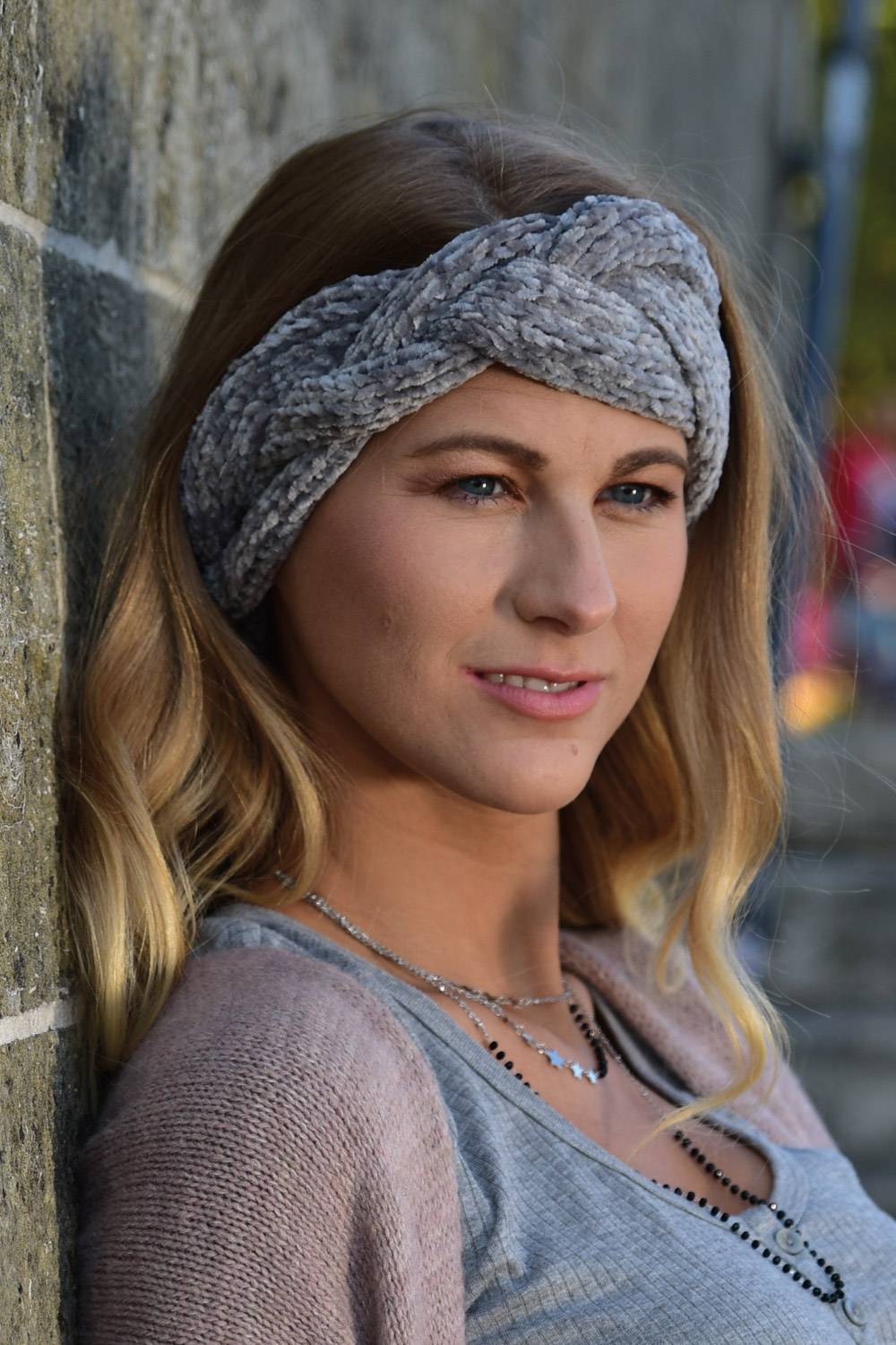 Stylebreaker Geflochtenes Strick Stirnband Chenille Optik JETZT KAUFEN