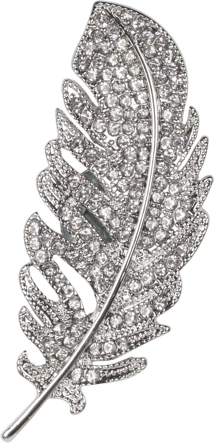 Stylebreaker Magnet Brosche Feder mit Strass Bis zu 60% Rabatt