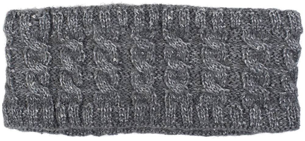 Stylebreaker Strick Stirnband Zopfmuster Pailletten Sonderangebot der Fabrik