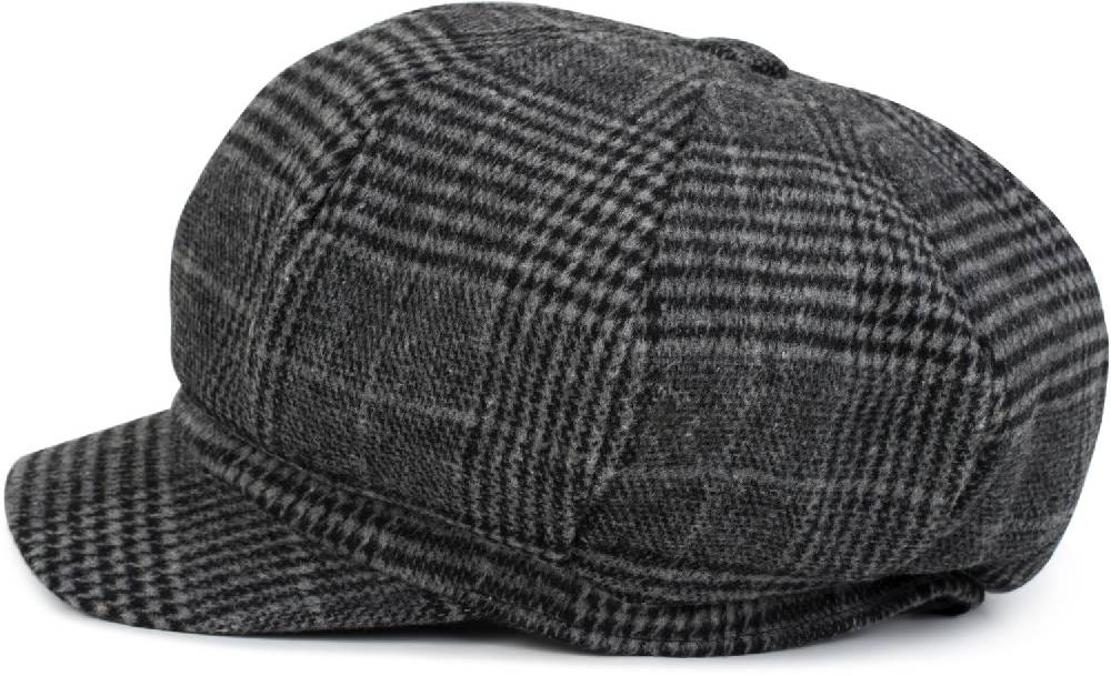 Stylebreaker Bakerboy Mütze mit Glencheck Karo Muster Discount Store für neue Produkte