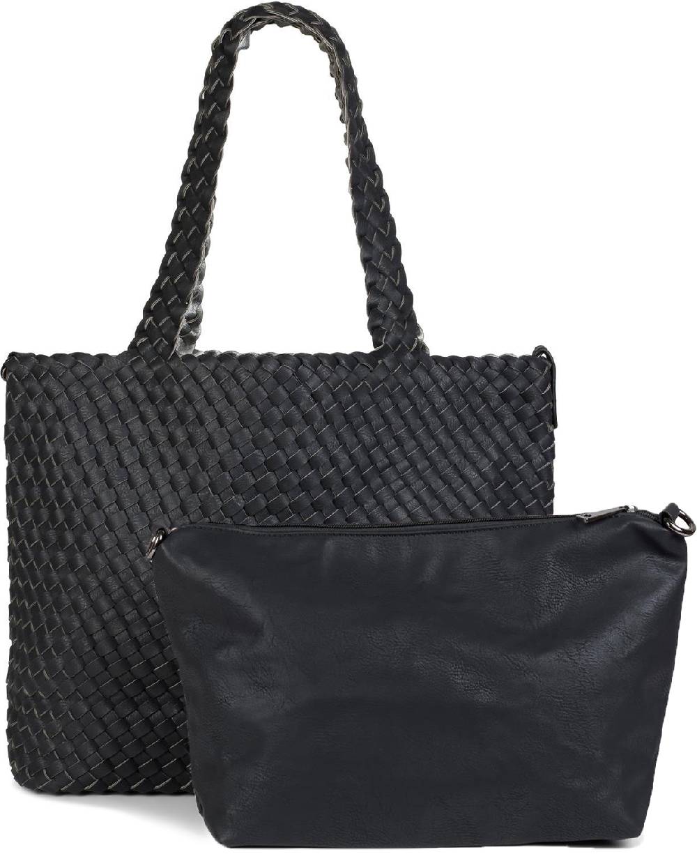 Stylebreaker Große XXL Wendetasche geflochten 50% Rabatt mit kostenlosem Versand