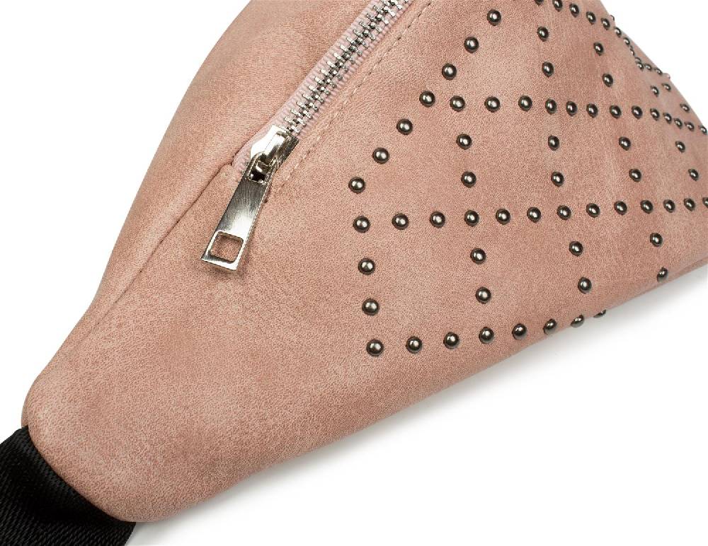 Stylebreaker Bauchtasche Kugelnieten Raute, Gürteltasche Kostenloser Versand international