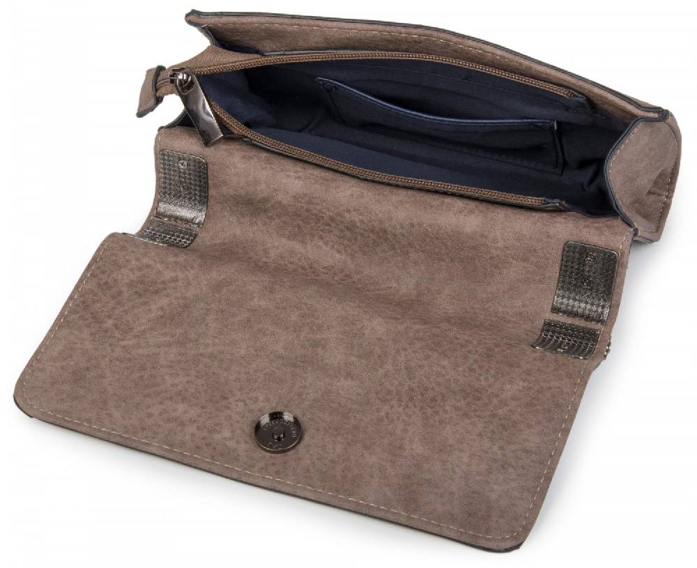 Stylebreaker Clutch mit Metallspangen Fabrikladen
