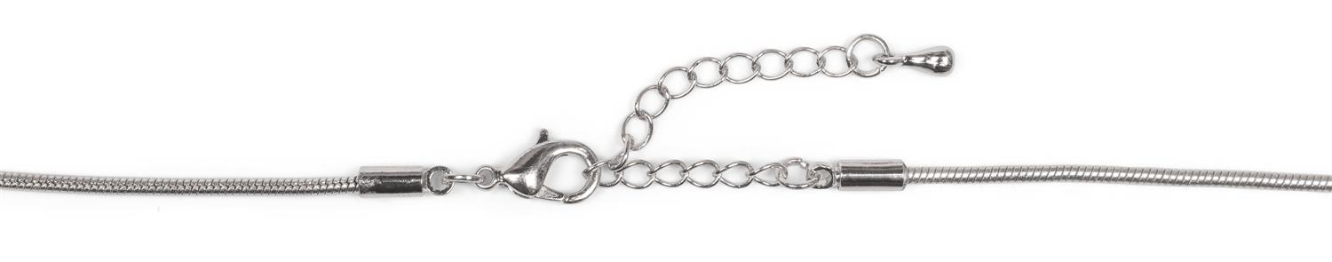 Stylebreaker Halskette mit rundem Strass Anhänger 50% Rabatt für begrenzte Zeit