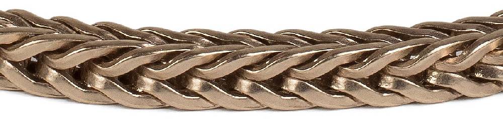Stylebreaker Schmales Armband Zopfkette mit Magnetverschluss Kostenloser Versand