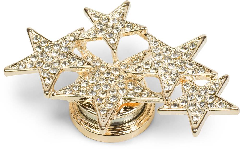Stylebreaker Magnet Brosche mit Sternen und Strass Rabatt
