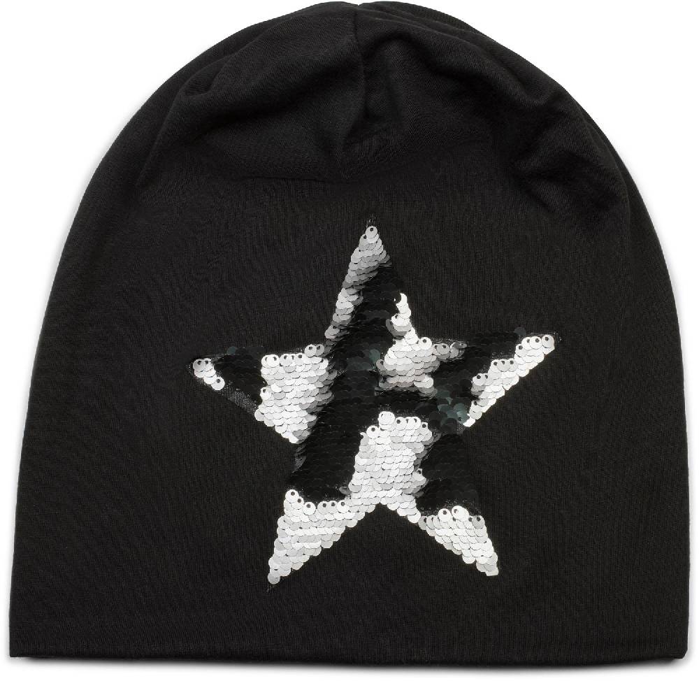 Stylebreaker Beanie mit Wendepailletten Stern Muttertagsangebot