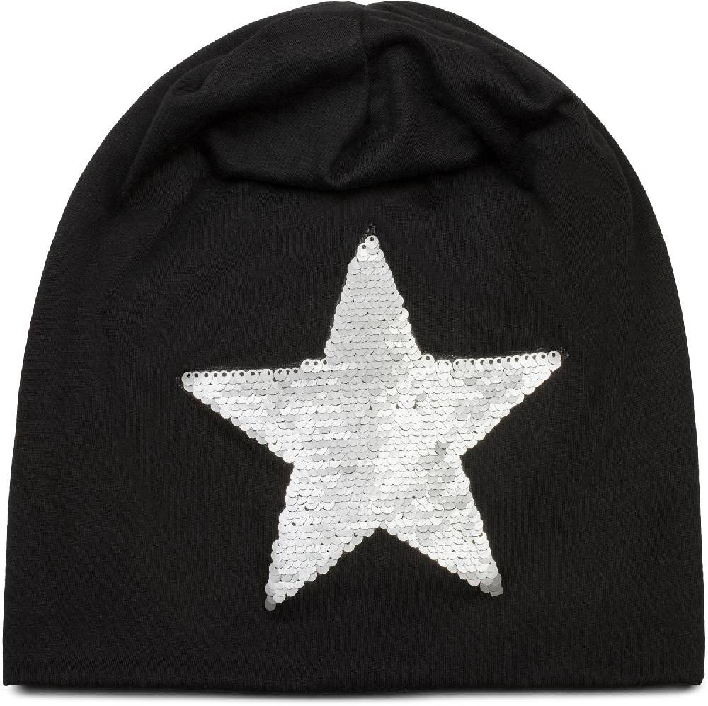 Stylebreaker Beanie mit Wendepailletten Stern Muttertagsangebot