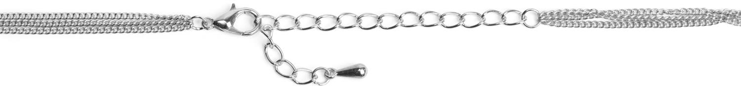Stylebreaker Layerhalskette mit gebogenen Schmuckelementen Online Outlet