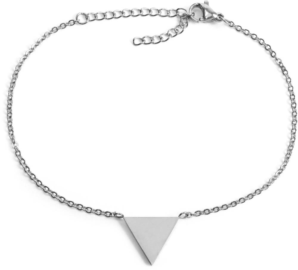 Stylebreaker Edelstahl Armkette mit Dreieck